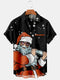 Men's Christmas Funny Graphic Short Sleeve Hawaiian Shirt